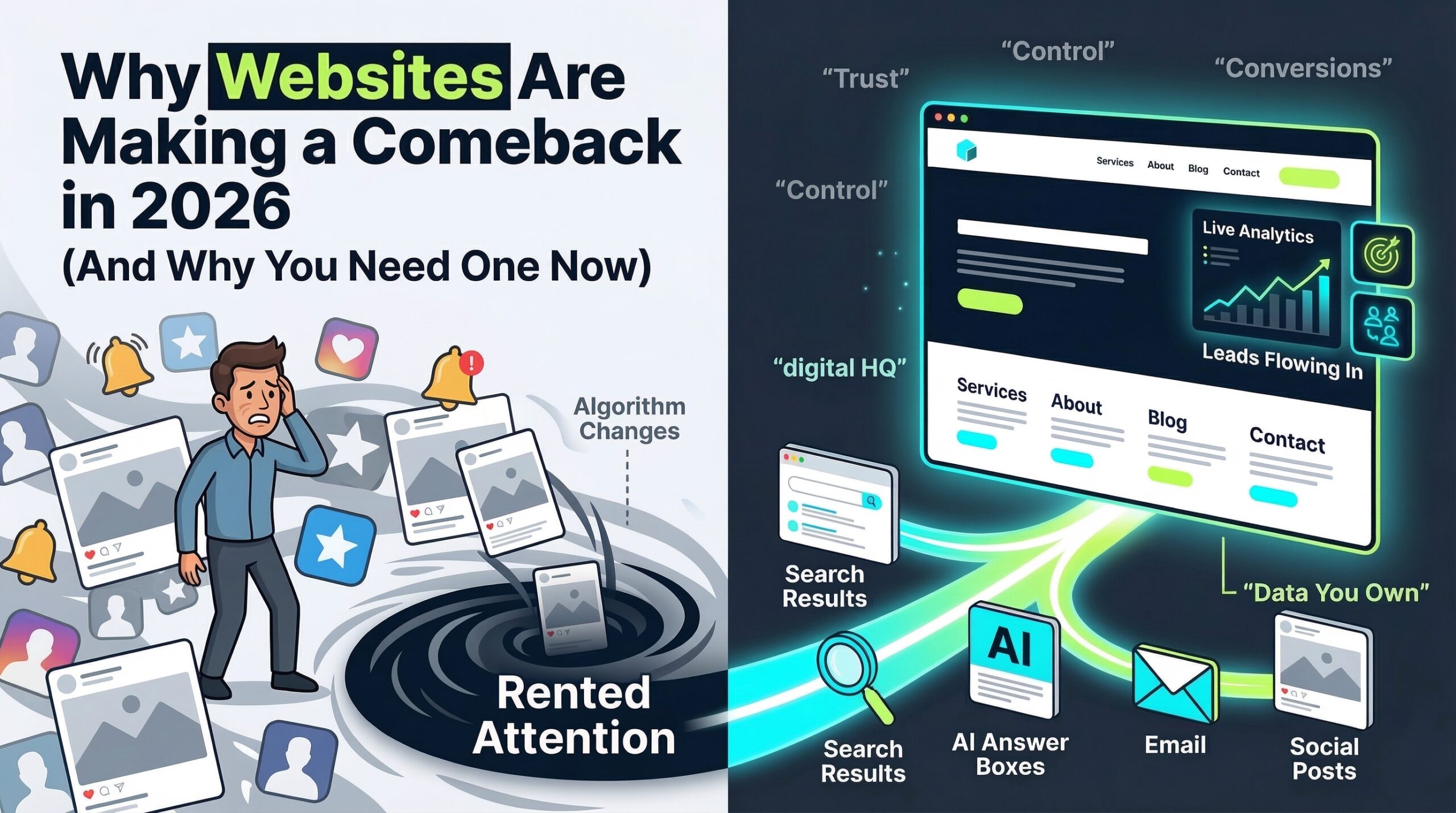 Why Websites Are Making A Comeback In 2026 (And Why You Need One Now)