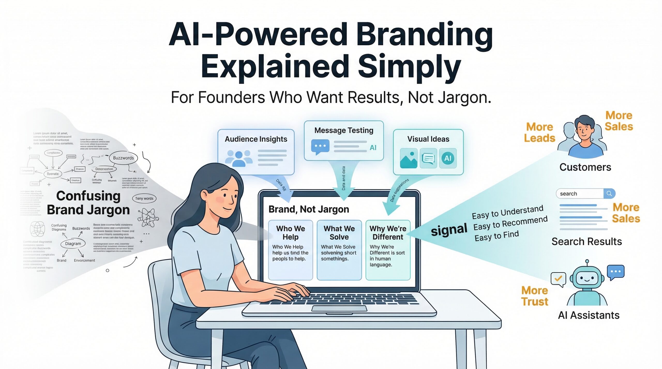 AI-Powered Branding Explained Simply — For Founders Who Want Results, Not Jargon.