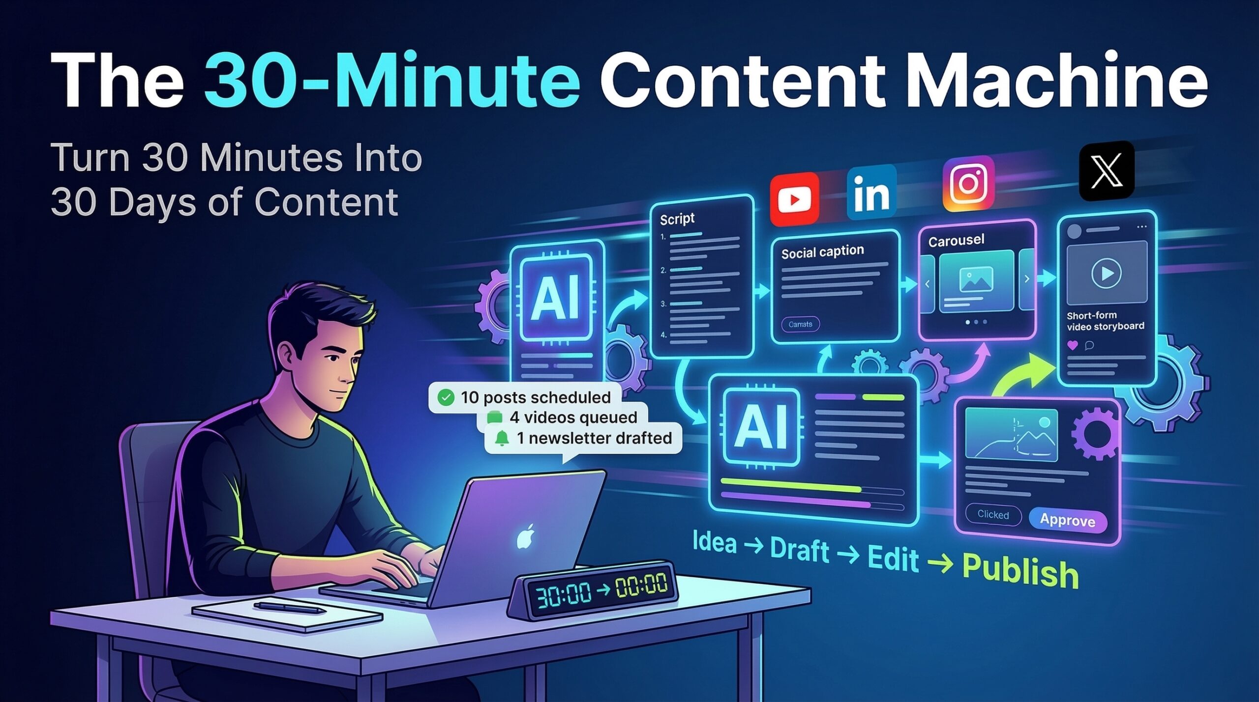 The 30-Minute Content Machine