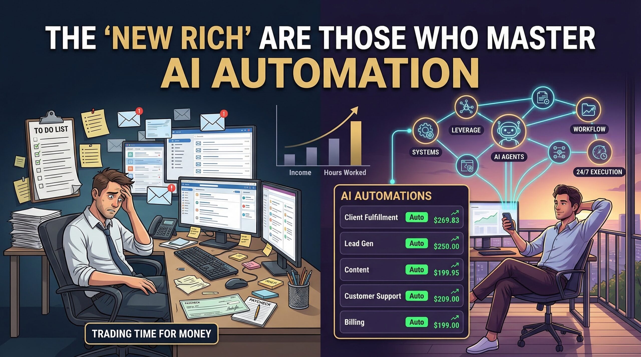 The "New Rich" are Those Who Master AI Automation.