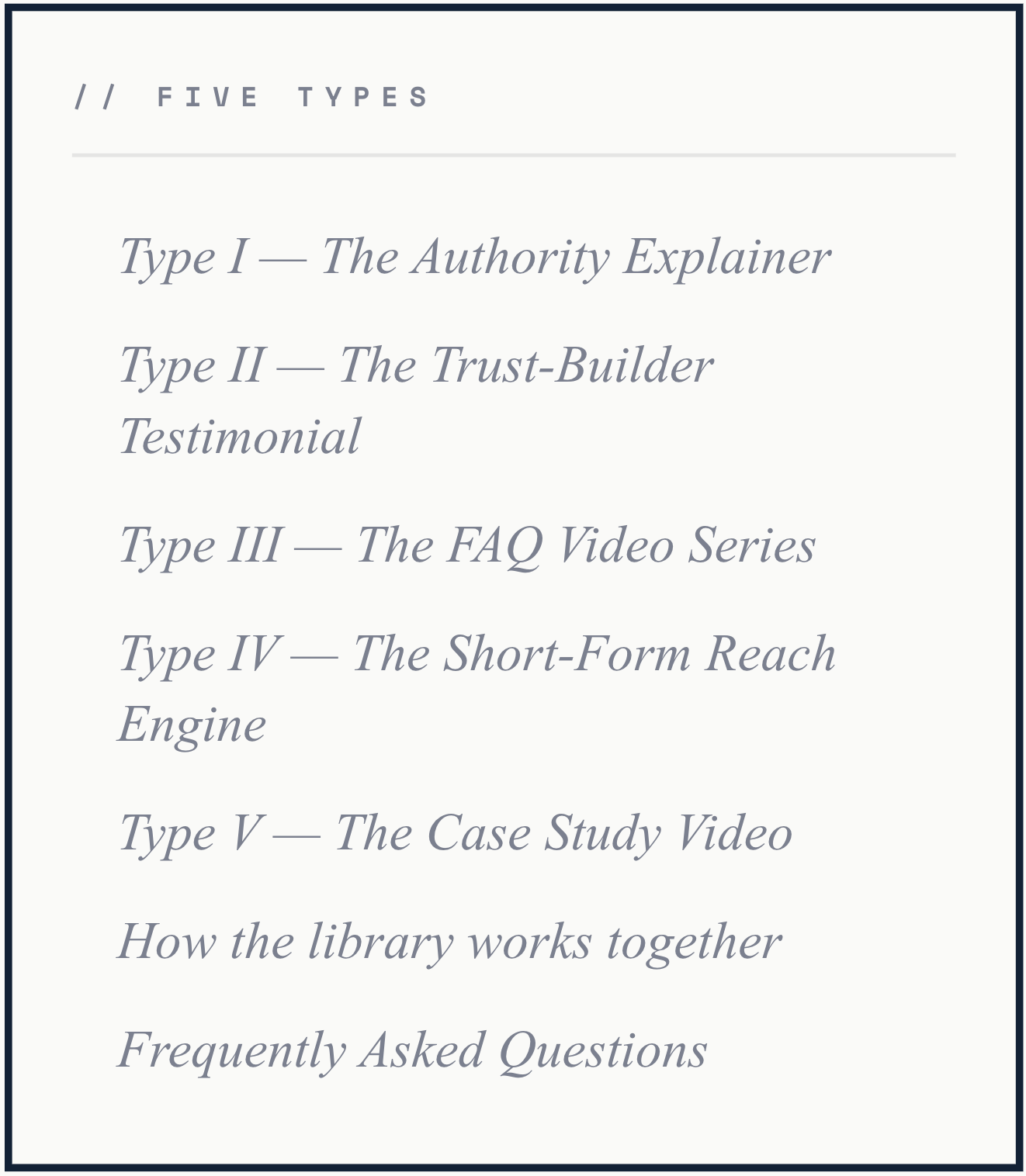 five types of AI video every business must have in 2026