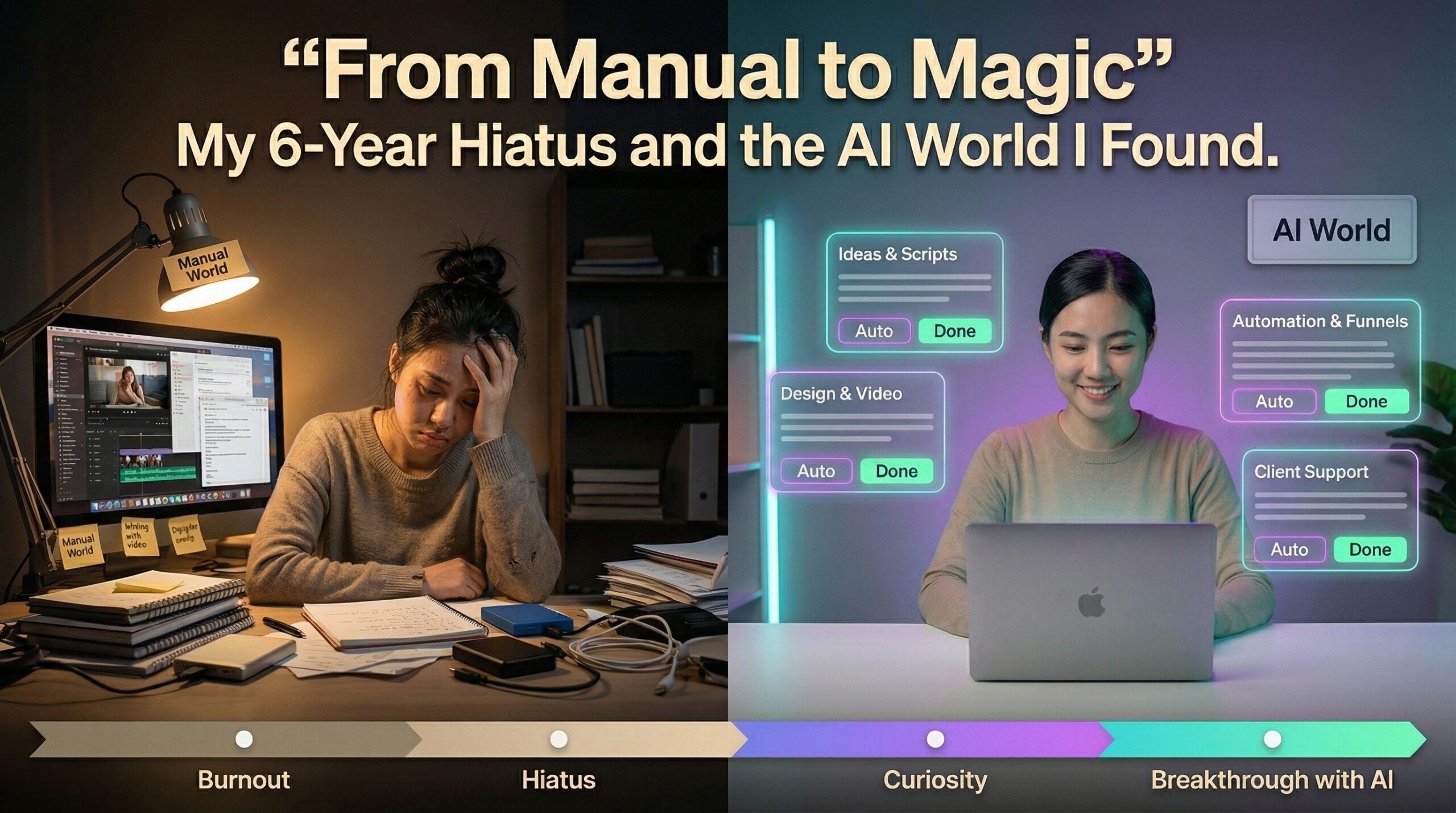 From Manual to Magic: My 6-Year Hiatus and the AI World I Found.