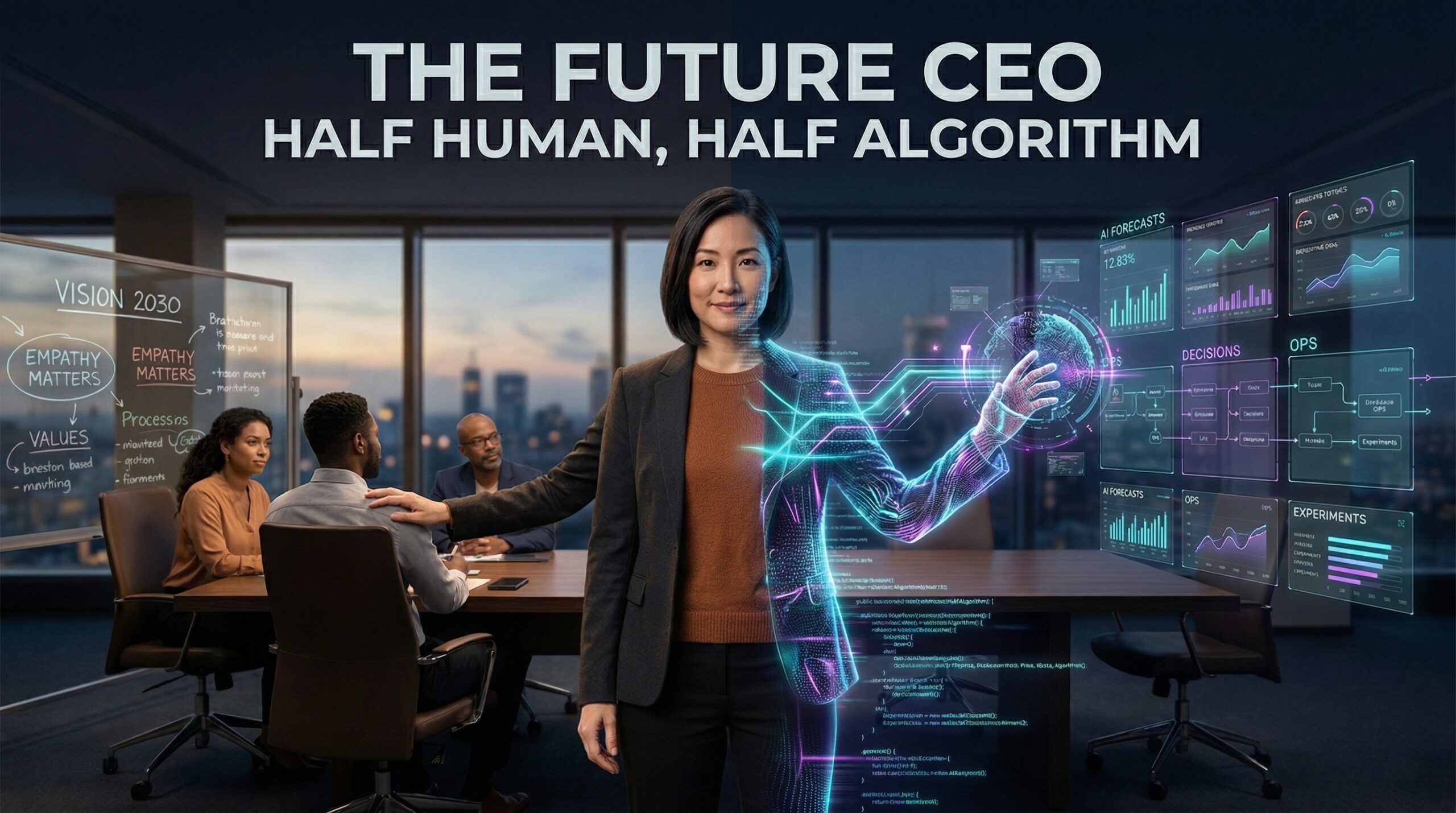 The Future CEO Will Be Half Human, Half Algorithm