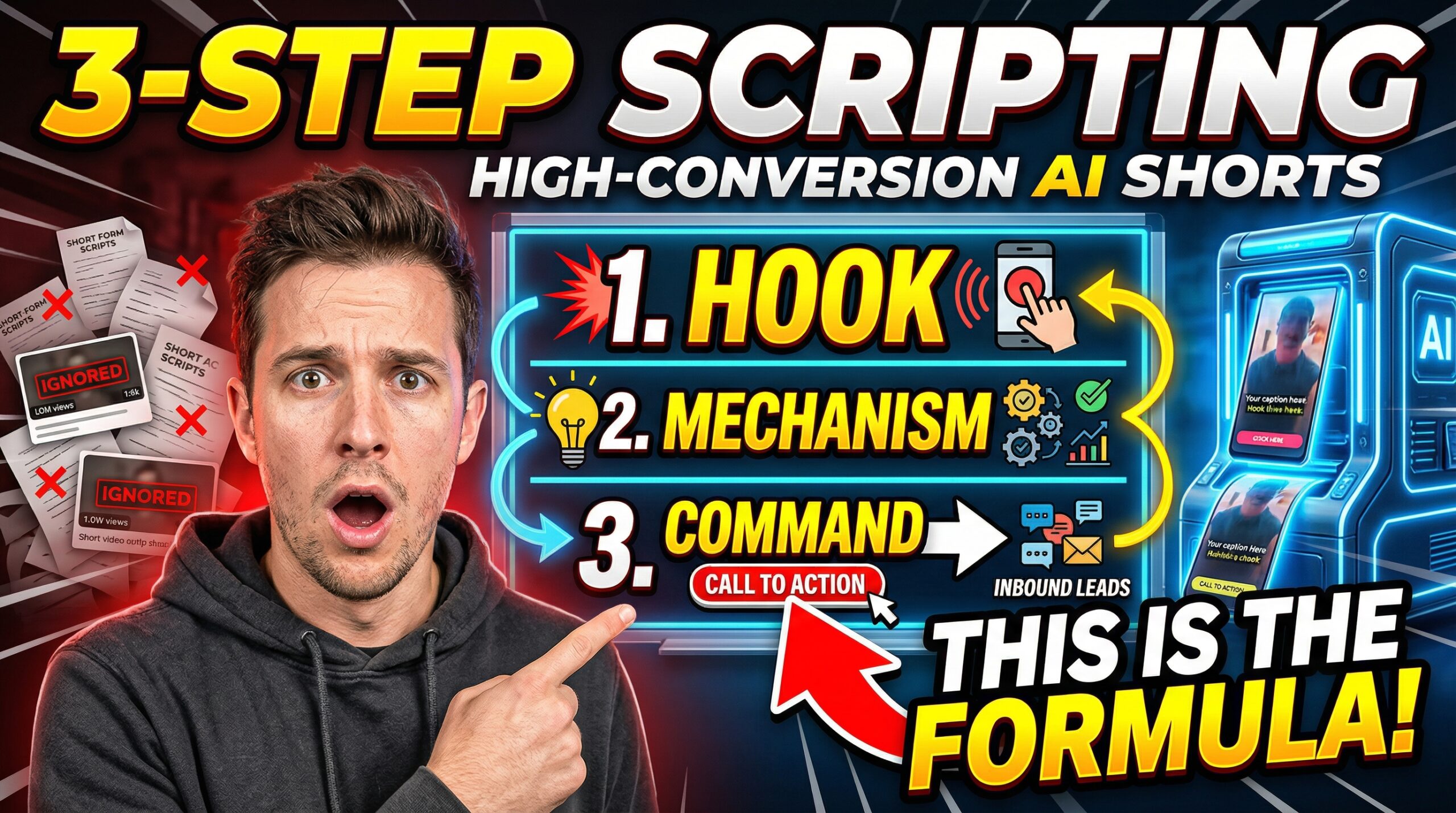 The 3-Step Scripting Formula for High-Conversion AI Shorts.