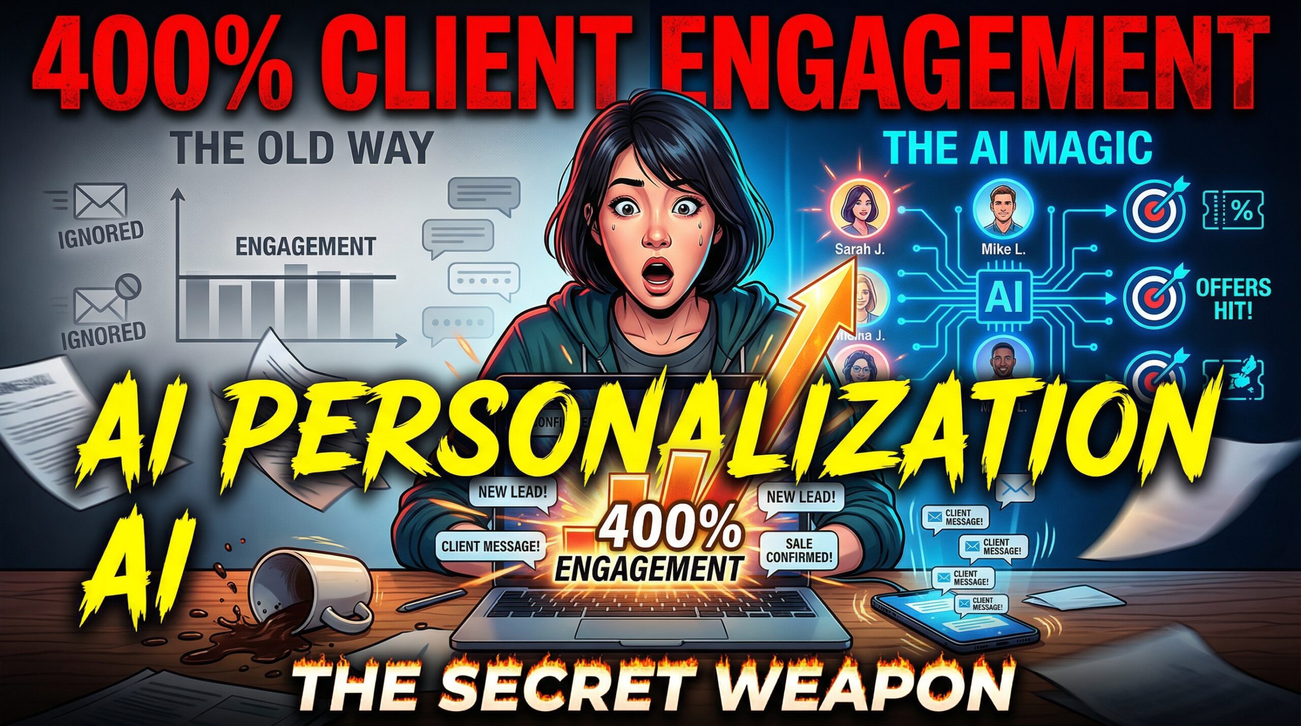 How AI Personalization Increases Client Engagement By 400%