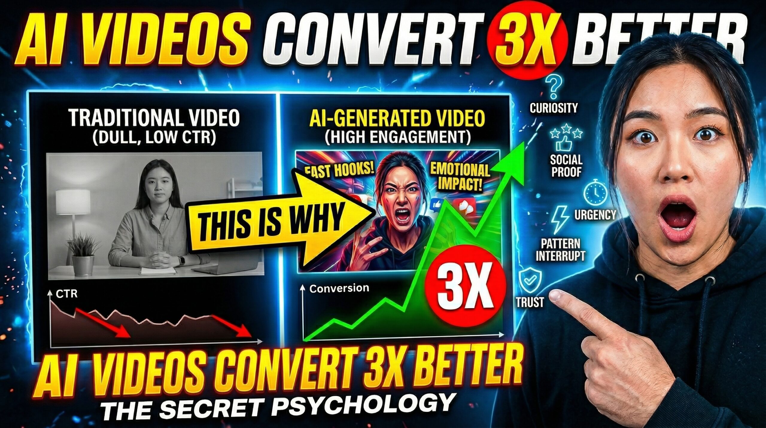The Secret Psychology Behind Why AI Videos Convert 3X Better
